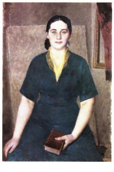 Portrait Of A.s. Lazo by Vladimir Lebedev Oil Painting Reproductions