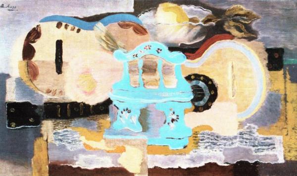 Still-life With Guitar by Vladimir Lebedev