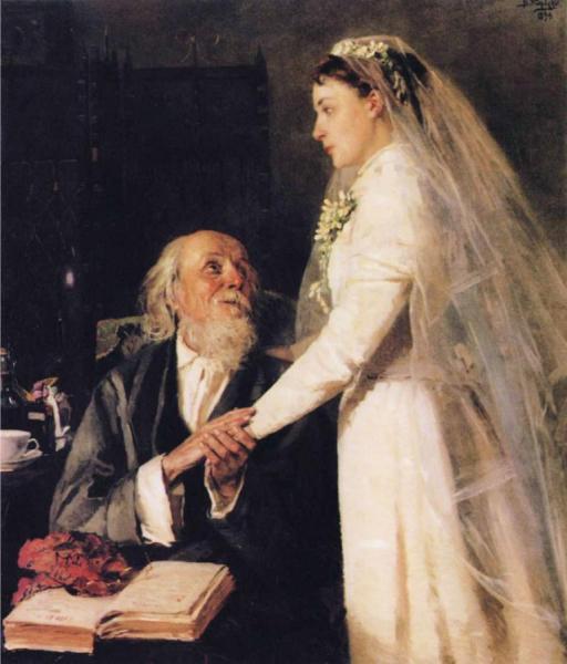 Goodbye, Papa by Vladimir Yegorovich Makovsky