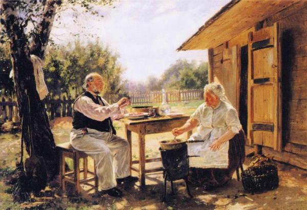 Making Jam by Vladimir Yegorovich Makovsky
