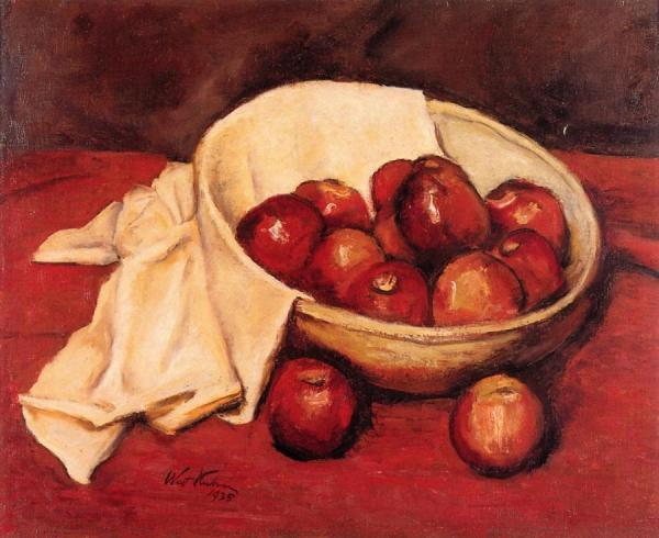 Apples With Salmon Cloth by Walt Kuhn Oil Painting Reproductions