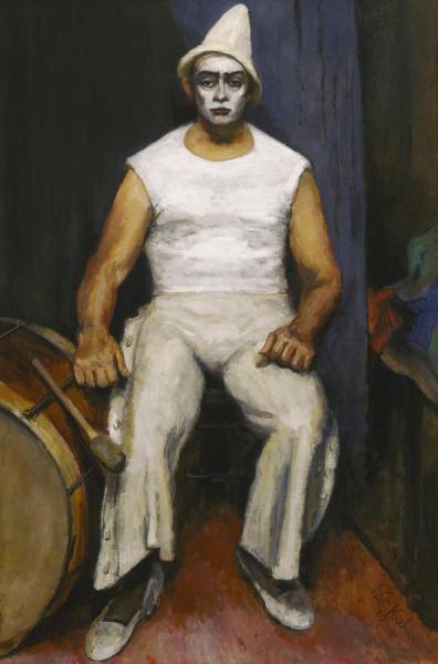 Clown With Drum by Walt Kuhn Oil Painting Reproductions