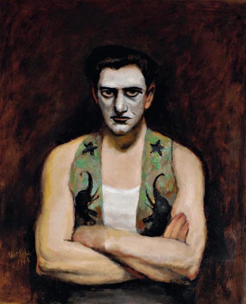 Clown With Folded Arms by Walt Kuhn