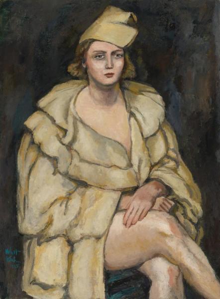 Lady In Robe by Walt Kuhn