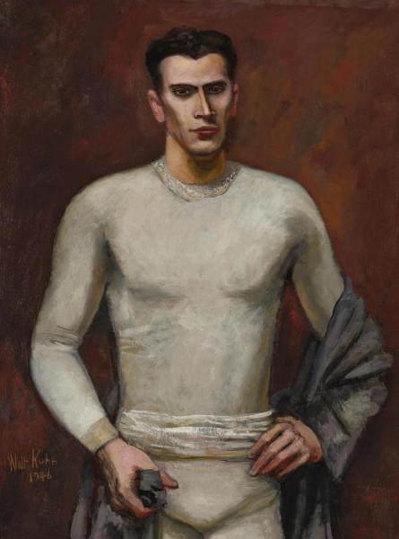 The White Rider (rider With Blue Sash) by Walt Kuhn