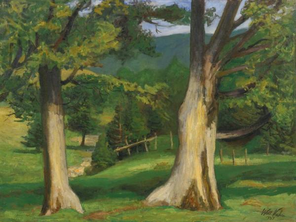 Trees,vermont by Walt Kuhn