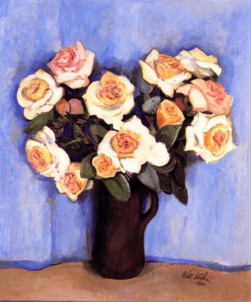 Yellow Roses by Walt Kuhn