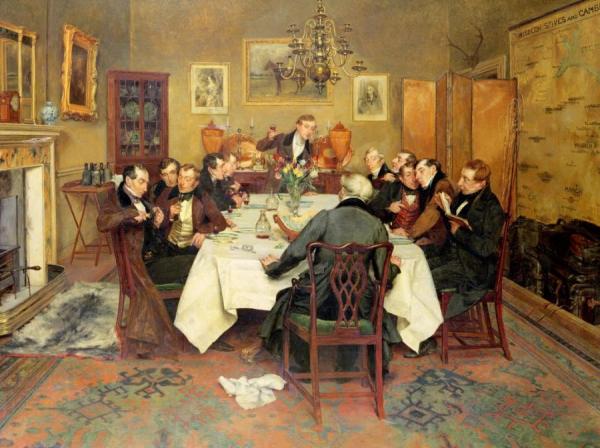 The Bagman's Toast 'sweethearts And Wives' by Walter Dendy Sadler