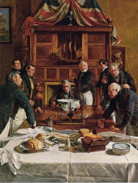 The Skipper's Birthday by Walter Dendy Sadler Oil Painting Reproductions