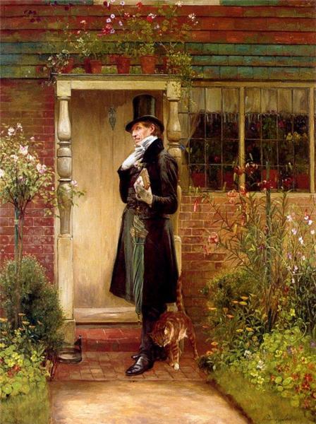 The Suitor by Walter Dendy Sadler Oil Painting Reproductions