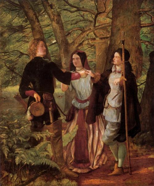 A Scene From As You Like It by Walter Deverell
