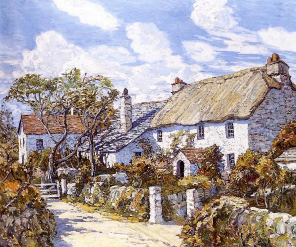 Autumn In Cornwall by Walter Elmer Schofield Oil Painting Reproductions