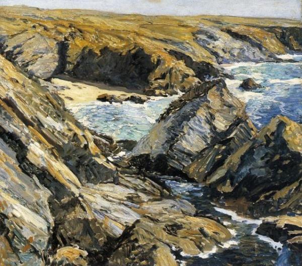 Coast Of Cornwall by Walter Elmer Schofield