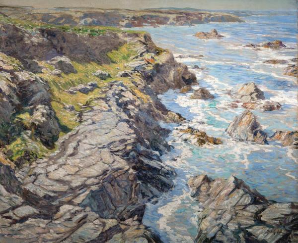 Morning Tide - Coast Of Cornwall,1920 by Walter Elmer Schofield Oil Painting Reproductions