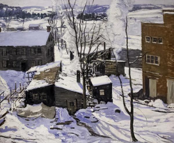Walter Elmer Schofield The Powerhouse, Falls Village, Connecticut, C. 1914