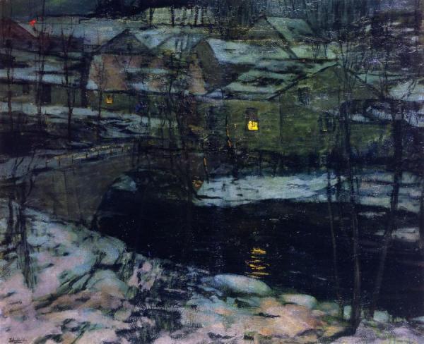 Walter Elmer Schofield Winter Landscape