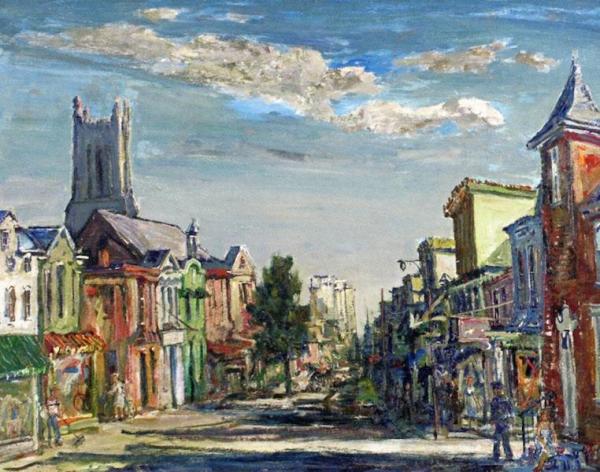 Blue Church by Walter Emerson Baum