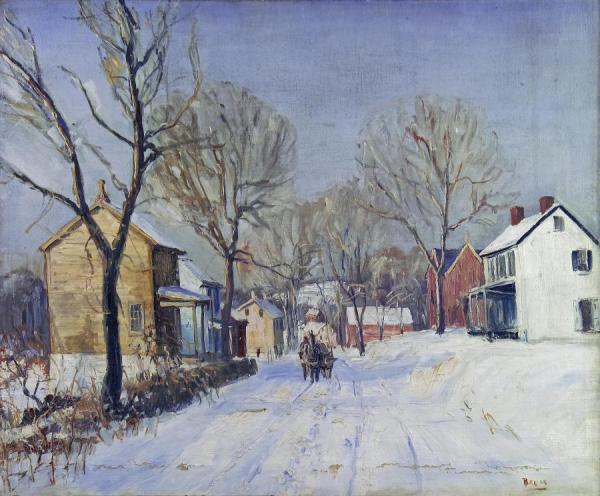 Walter Emerson Baum Carversville In Winter