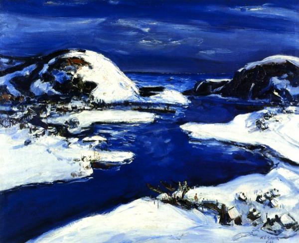 Hills And The Sea by Walter Emerson Baum