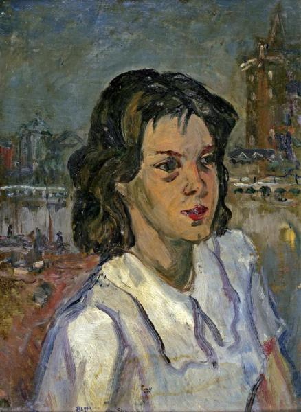 Walter Emerson Baum Portrait Of A Girl