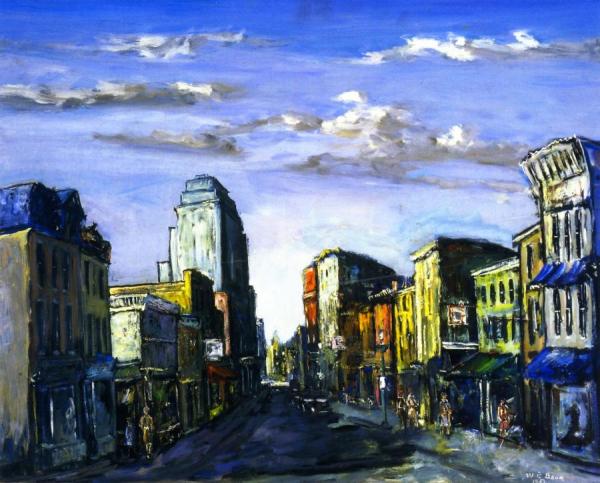 Quaint Street by Walter Emerson Baum