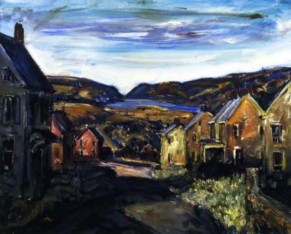 River Scene by Walter Emerson Baum Oil Painting Reproductions