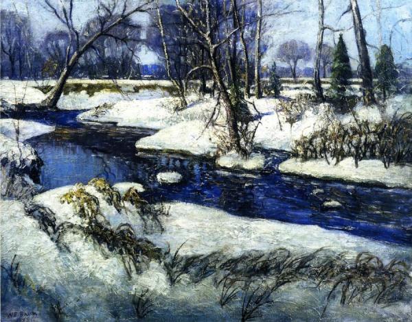Walter Emerson Baum The Creek In Winter