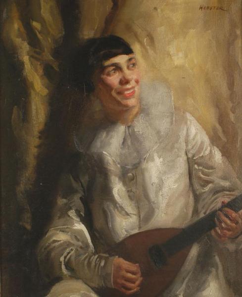 Portrait Of A Clown by Walter Ernest Webster