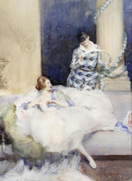 The Play Is Ended by Walter Ernest Webster Oil Painting Reproductions