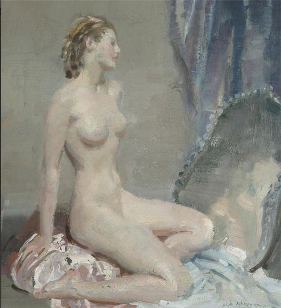 Vanity by Walter Ernest Webster Oil Painting Reproductions