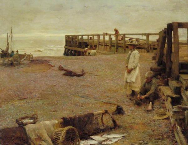 An October Morning by Walter Frederick Osborne