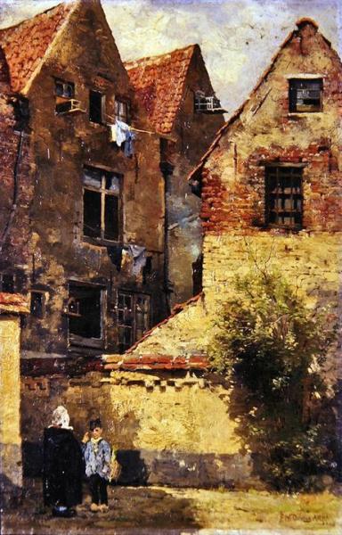 Walter Frederick Osborne Sunshine And Shadows, Antwerp