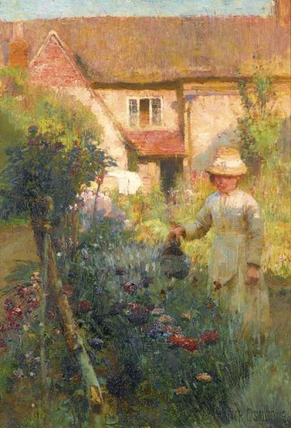 The Garden by Walter Frederick Osborne