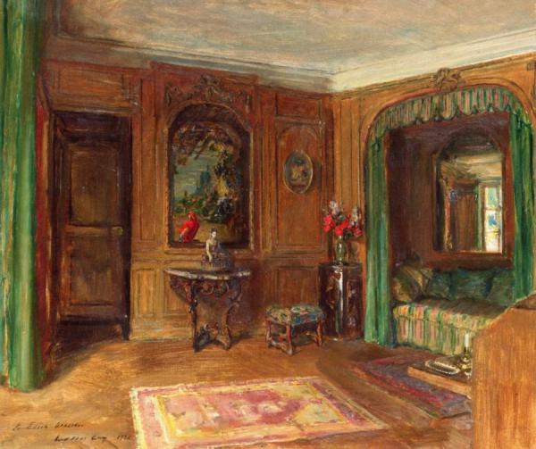 Edith Wharton's Bedroom At Pavillon Colombe by Walter Gay Oil Painting Reproductions