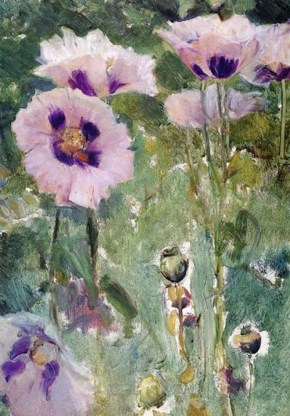 Poppies, Pavillon Colombe by Walter Gay