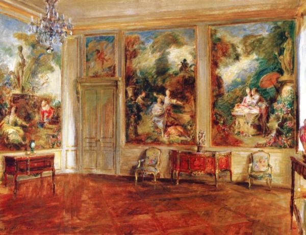 The Fragonard Room by Walter Gay Oil Painting Reproductions
