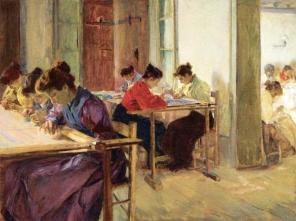 The Weavers by Walter Gay Oil Painting Reproductions
