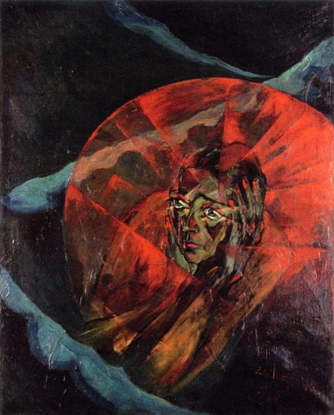 Portrait Of Pina Ephraim by Walter Gramatté