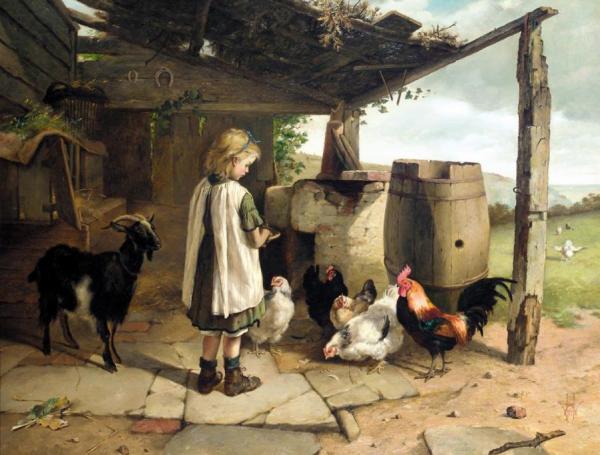 Walter Hunt Waiting To Be Fed