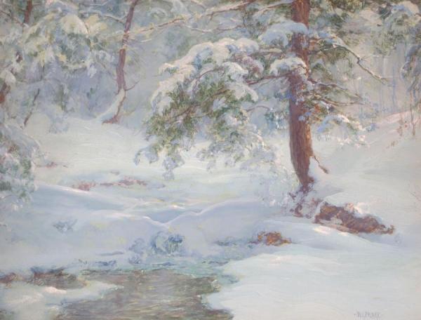 A Winter Idyll by Walter Launt Palmer