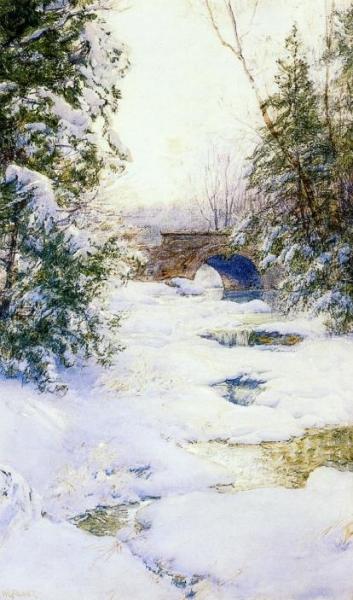 The Brook In Winter by Walter Launt Palmer