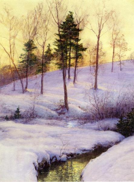 The Hillside by Walter Launt Palmer Oil Painting Reproductions