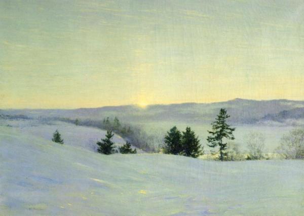 Walter Launt Palmer The Last Gleam