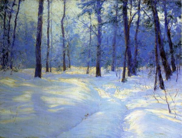 Winter's Golden Glow by Walter Launt Palmer
