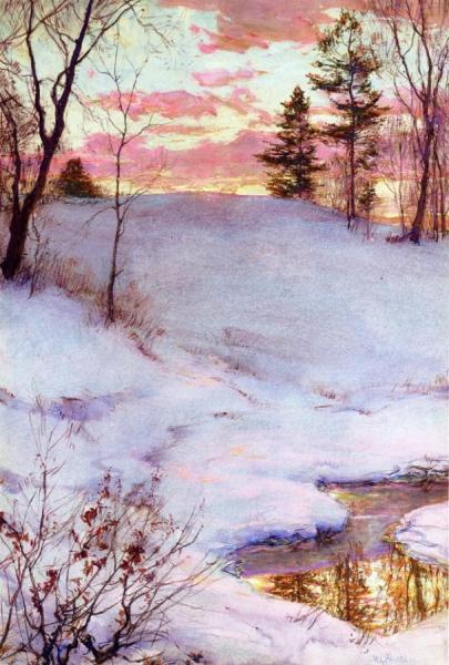 Winter Sunset by Walter Launt Palmer