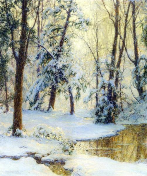 Woodland Pool by Walter Launt Palmer