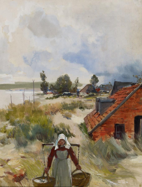 Walter Moras Fishing Village On The Baltic Sea