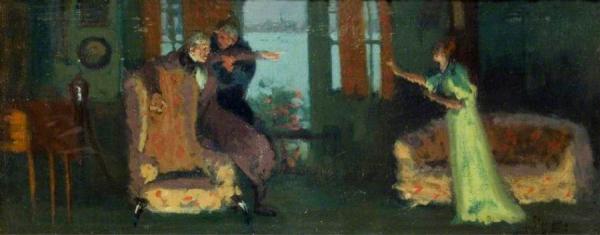 A Scene From 'sowing The Wind' by Walter Richard Sickert