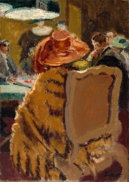 Baccarat - The Fur Cape by Walter Richard Sickert