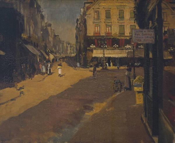 Café Des Tribunaux, Dieppe by Walter Richard Sickert Oil Painting Reproductions